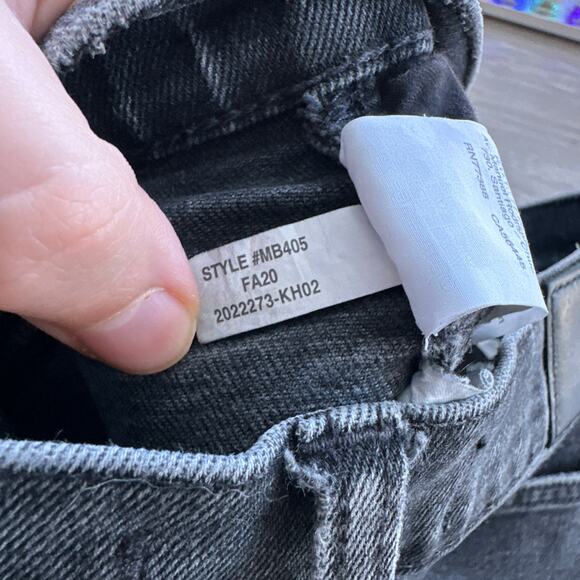 MADEWELL Petite Perfect Vintage Ankle Jean Claybrook Wash Black Size 26P - Picture 11 of 11